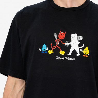 Футболка Ripndip nerm vs devilman vintage black Футболка Ripndip nerm vs devilman vintage black