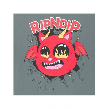 Футболка Ripndip devil monster charcoal Футболка Ripndip devil monster charcoal