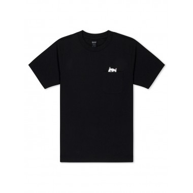 Футболка Ripndip lord nermal pocket black Футболка Ripndip lord nermal pocket black