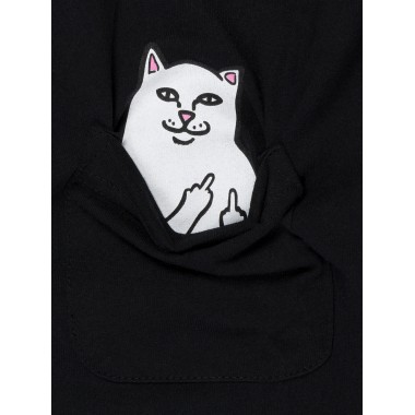 Футболка Ripndip lord nermal pocket black Футболка Ripndip lord nermal pocket black