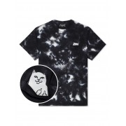 Футболка Ripndip lord nermal pocket black lightning wash