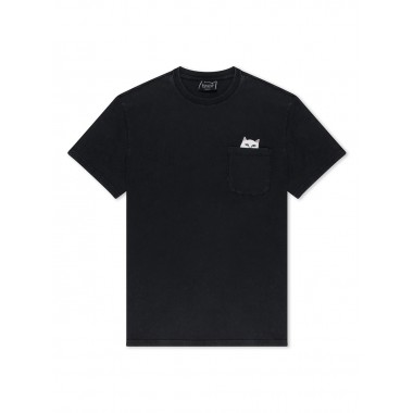 Футболка Ripndip lord nermal pocket black mineral wash Футболка Ripndip lord nermal pocket black mineral wash