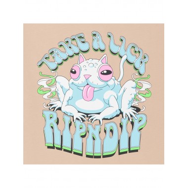Футболка Ripndip take a lick almond Футболка Ripndip take a lick almond
