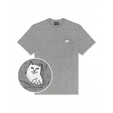 Футболка Ripndip lord nermal pocket heather grey Футболка Ripndip lord nermal pocket heather grey