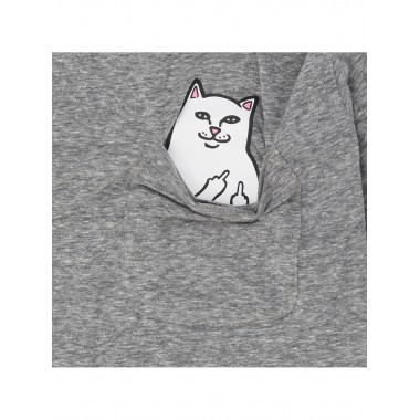 Футболка Ripndip lord nermal pocket heather grey Футболка Ripndip lord nermal pocket heather grey