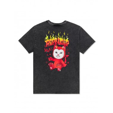 Футболка Ripndip scary cute black wash Футболка Ripndip scary cute black wash