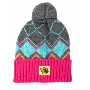 Шапка BroStuff backcountry pom pom pink