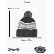 Шапка BroStuff backcountry pom pom green