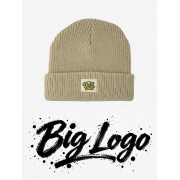 Шапка BroStuff big logo beige