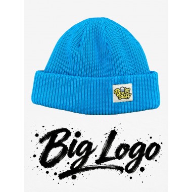 Шапка BroStuff big logo cyan Шапка BroStuff big logo cyan