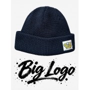Шапка BroStuff big logo dark blue