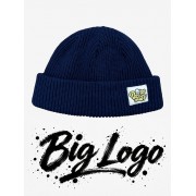 Шапка BroStuff big logo deep blue