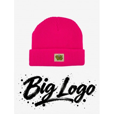 Шапка BroStuff big logo pink Шапка BroStuff big logo pink