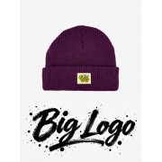 Шапка BroStuff big logo purple
