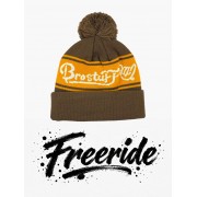 Шапка BroStuff freeride pom pom mustard