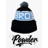 Шапка BroStuff powder pom pom black blue Шапка BroStuff powder pom pom black blue