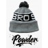 Шапка BroStuff powder pom pom grey black Шапка BroStuff powder pom pom grey black