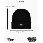 Шапка BroStuff urban big logo black