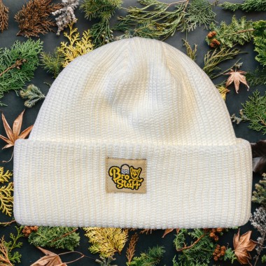 Шапка BroStuff big logo white Шапка BroStuff big logo white