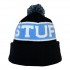 Шапка BroStuff POWDER POM POM BLACK BLUE Шапка BroStuff POWDER POM POM BLACK BLUE