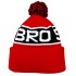 Шапка BroStuff POWDER POM POM RED BLACK Шапка BroStuff POWDER POM POM RED BLACK