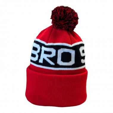 Шапка BroStuff POWDER POM POM RED BLACK Шапка BroStuff POWDER POM POM RED BLACK