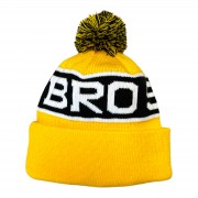 Шапка BroStuff POWDER POM POM YELLOW BLACK