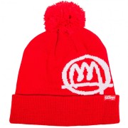 Шапка LIL KINGS Pon-pon Красный