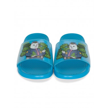 Шлепанцы Ripndip confiscated blue Шлепанцы Ripndip confiscated blue