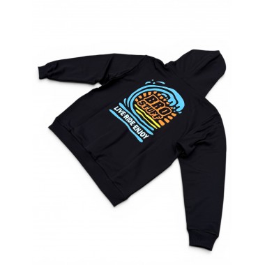 Толстовка BroStuff big overhead black Толстовка BroStuff big overhead black