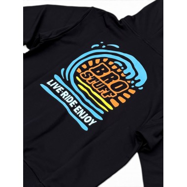 Толстовка BroStuff big overhead black Толстовка BroStuff big overhead black