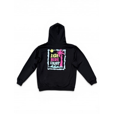 Толстовка BroStuff live ride enjoy black Толстовка BroStuff live ride enjoy black