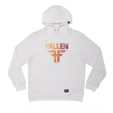 Толстовка Fallen insignia white/orange gradient Толстовка Fallen insignia white/orange gradient
