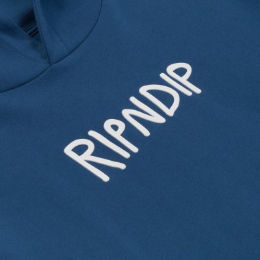 Толстовка Ripndip rubber logo pacific blue Толстовка Ripndip rubber logo pacific blue