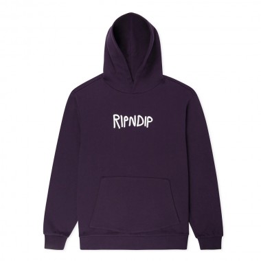 Толстовка Ripndip rubber logo dark purple Толстовка Ripndip rubber logo dark purple