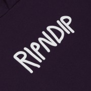 Толстовка Ripndip rubber logo dark purple