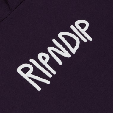 Толстовка Ripndip rubber logo dark purple Толстовка Ripndip rubber logo dark purple
