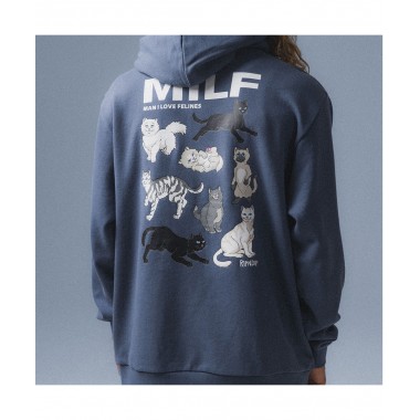 Толстовка Ripndip man i love felines storm blue Толстовка Ripndip man i love felines storm blue