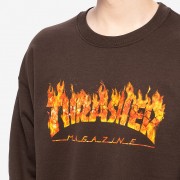 Толстовка Thrasher inferno dark chocolate