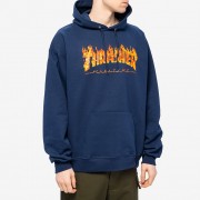 Толстовка Thrasher inferno navy