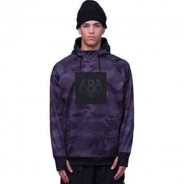 Толстовка 686 bonded black camo Толстовка 686 bonded black camo