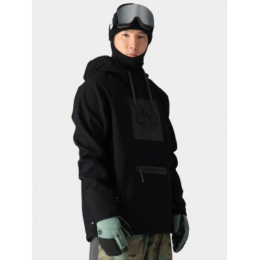 Толстовка 686 waterproof hoody black Толстовка 686 waterproof hoody black