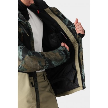 Куртка 686 geo cypress green hemisphere colorblock Куртка 686 geo cypress green hemisphere colorblock