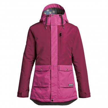 Куртка жен. Airblaster stay wild parka plum magenta Куртка жен. Airblaster stay wild parka plum magenta