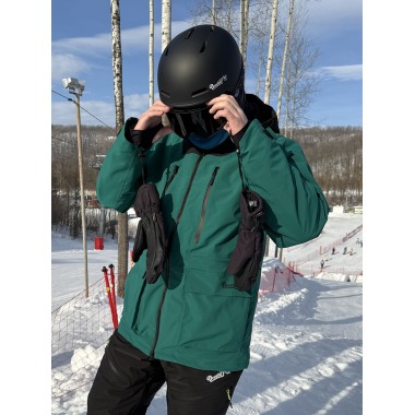 Куртка BroStuff snowstar insulated deep green black Куртка BroStuff snowstar insulated deep green black