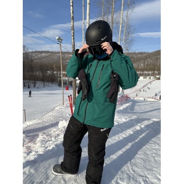 Куртка BroStuff snowstar insulated deep green black Куртка BroStuff snowstar insulated deep green black