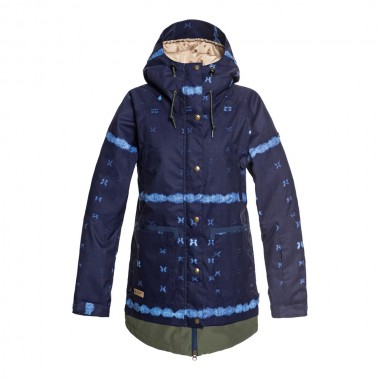 Куртка жен. DC RIJI DARK BLUE MUD CLOTH B Куртка жен. DC RIJI DARK BLUE MUD CLOTH B