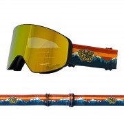 Маска BroStuff powder mountain paradise gold ion/yellow