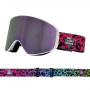 Маска BroStuff powder vibe and ride violet ion/yellow