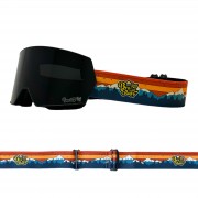 Маска BroStuff stealth mountain paradise black/clear